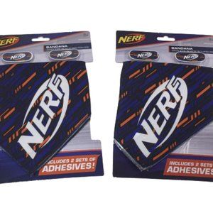 2 Nerf Team Bandanas with Eye Adhesives